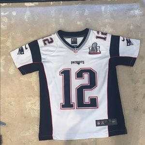 Youth Small Tom Brady Super Bowl 51 Jersey bbc